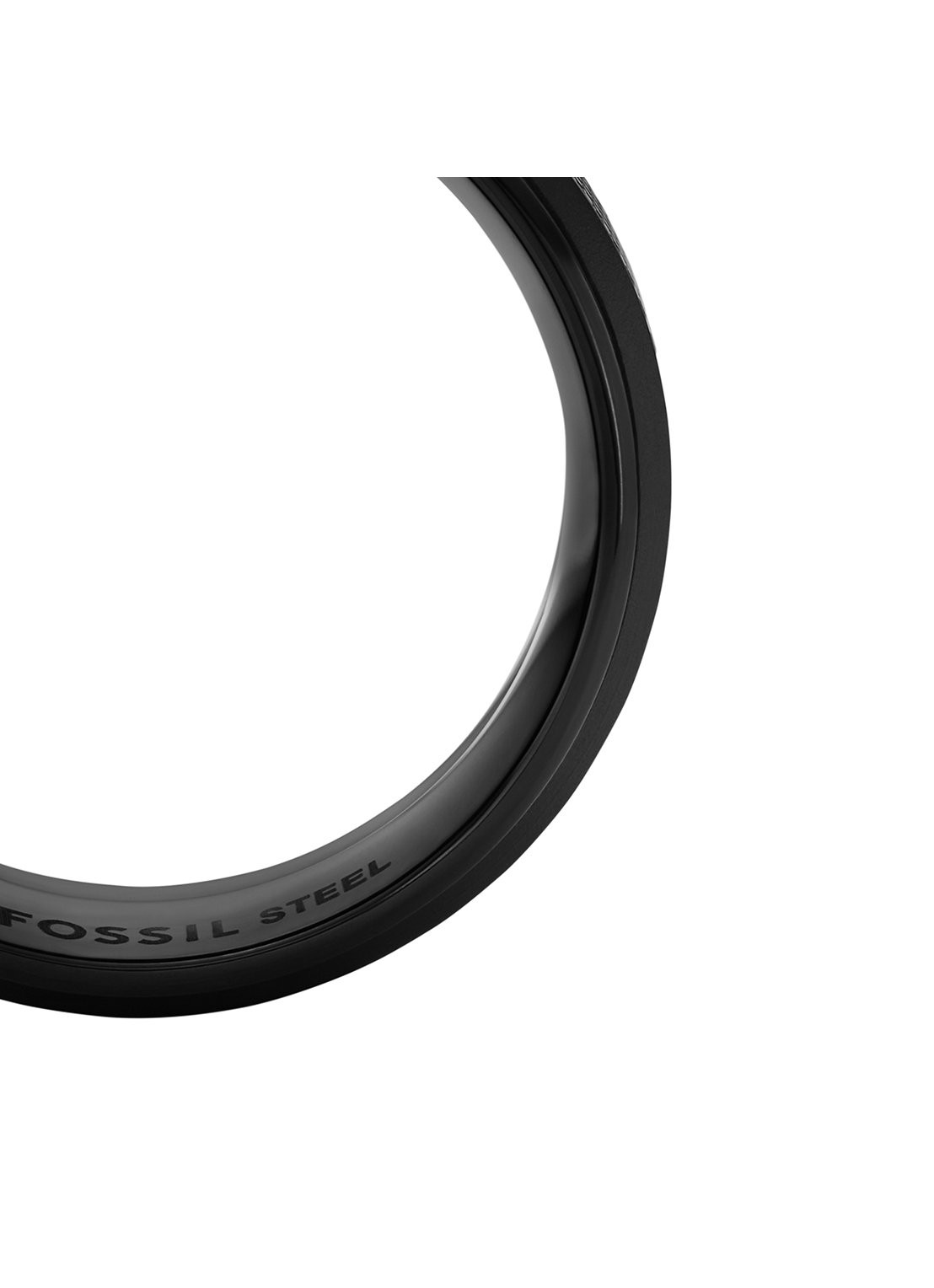 Fossil Knox ring JF04824001 - detail 3 zwart