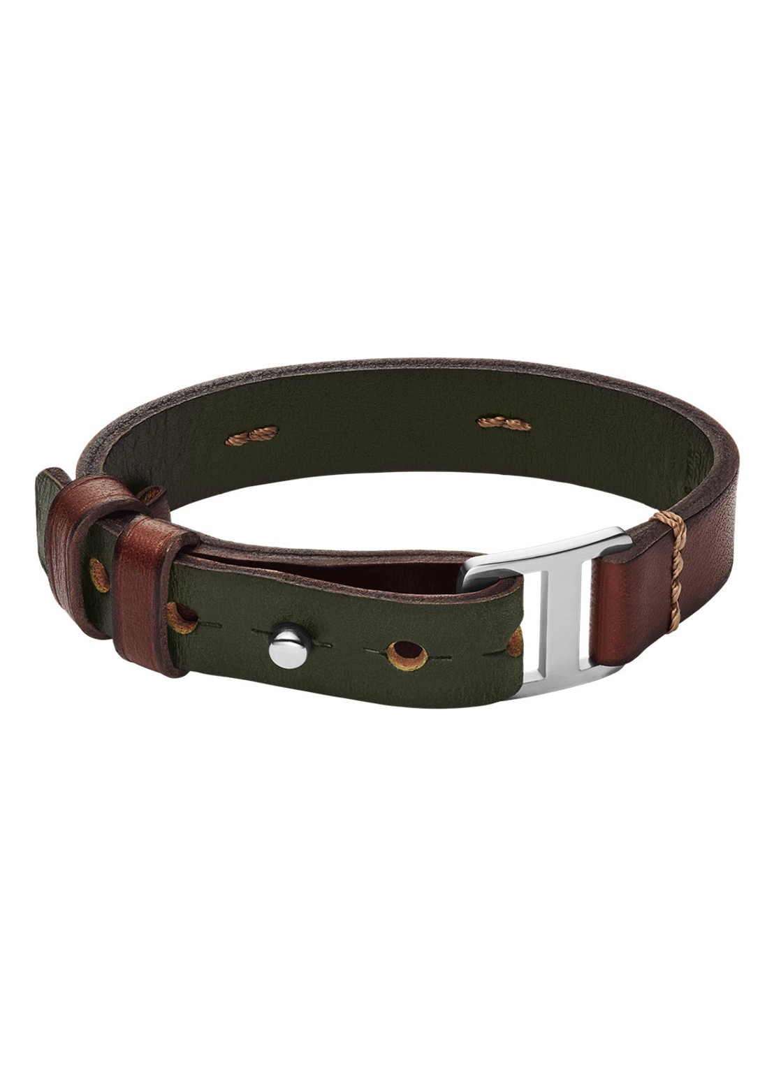 Fossil Machine armband JF04963040 - detail 4 bruin