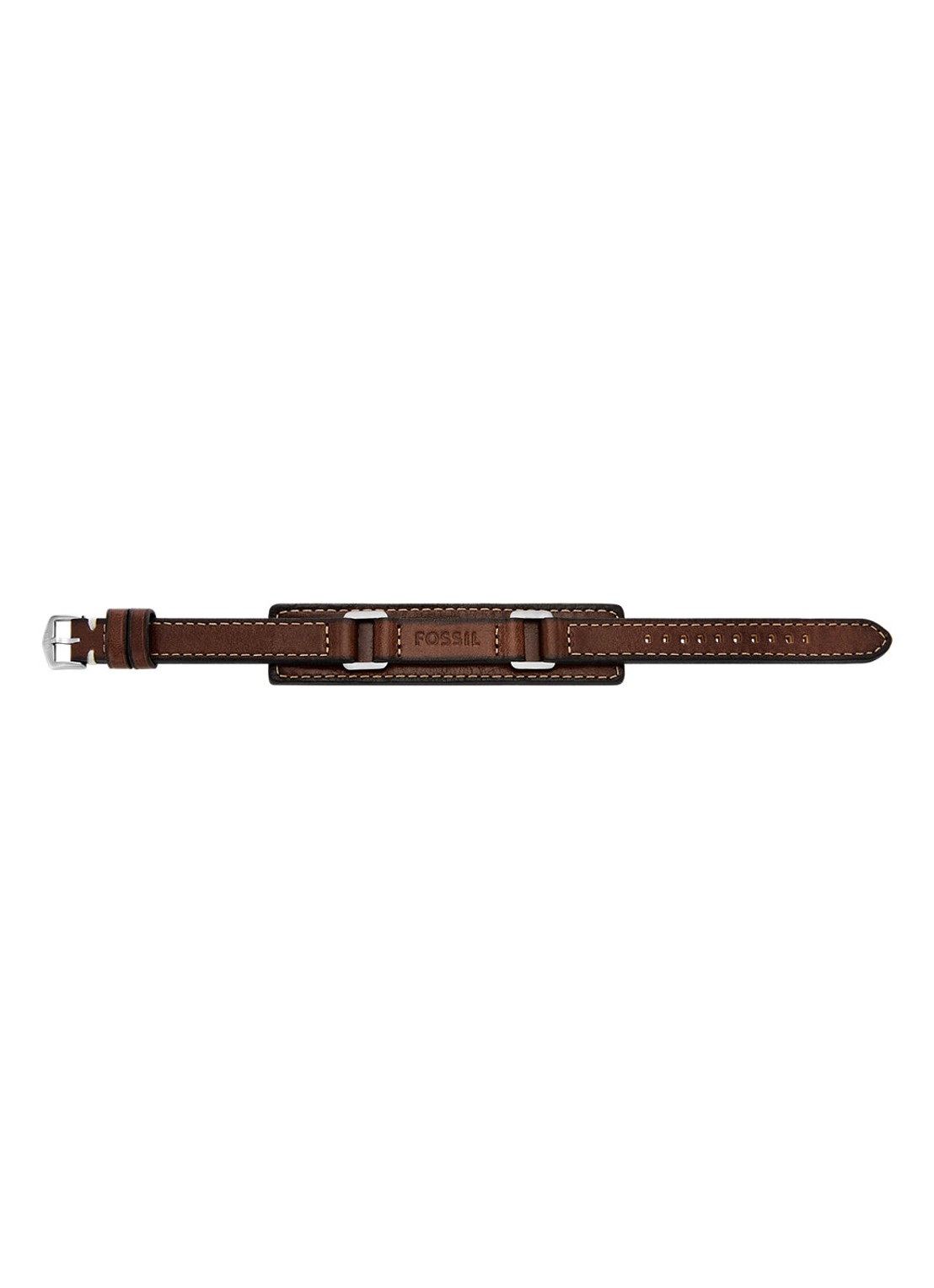 Fossil Machine armband van leer JF04941040 - detail 4 bruin
