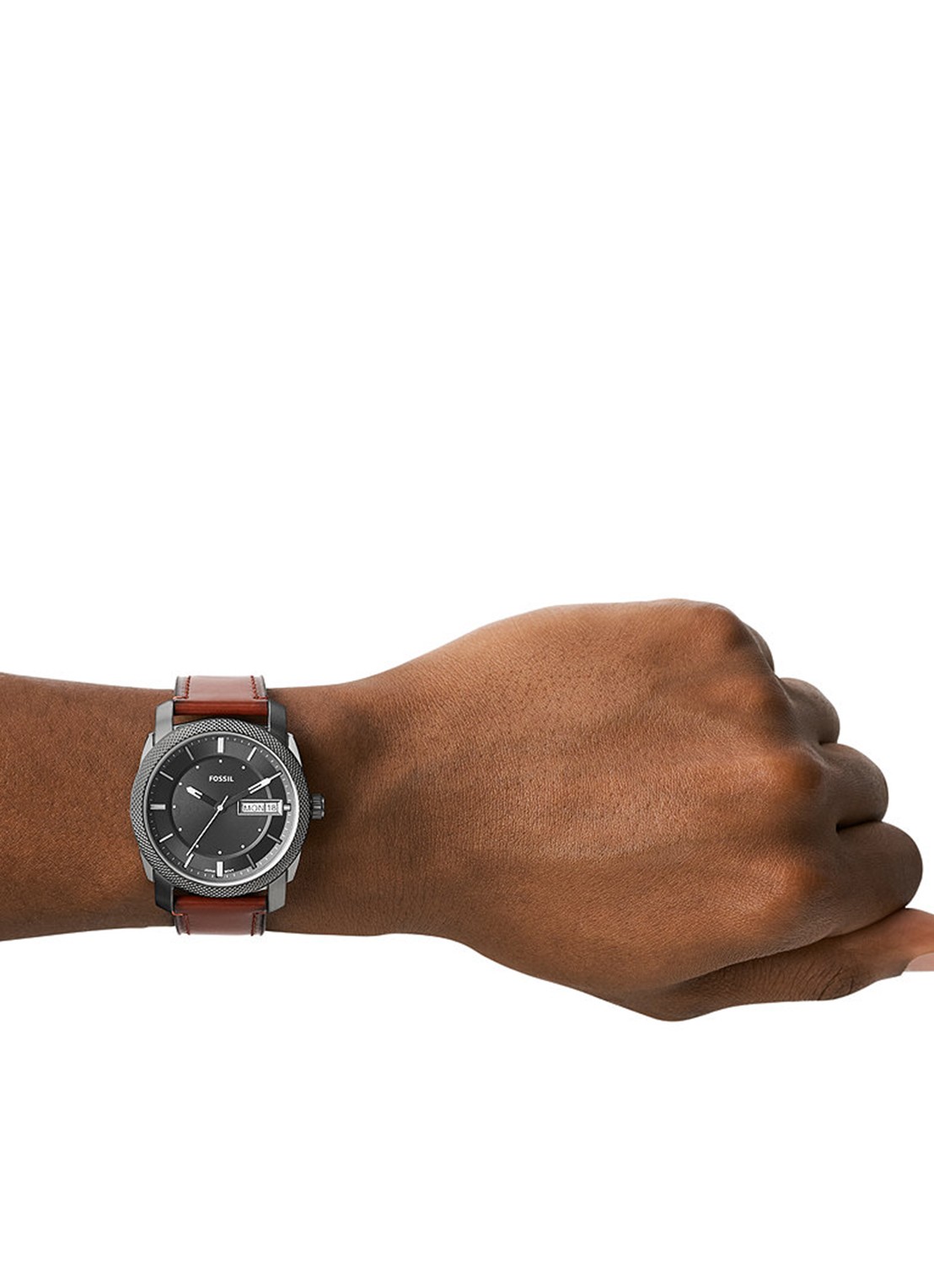 Fossil Machine horloge FS5900 - detail 4 grijs