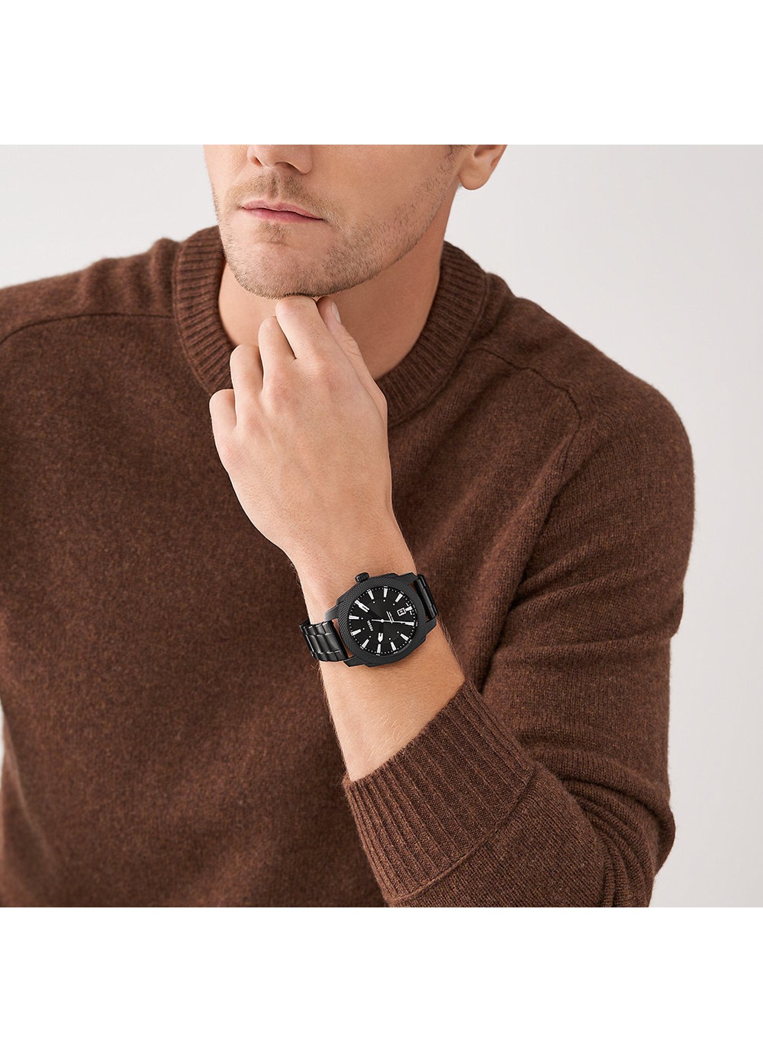 Fossil Machine horloge FS5971 - detail 4 zwart