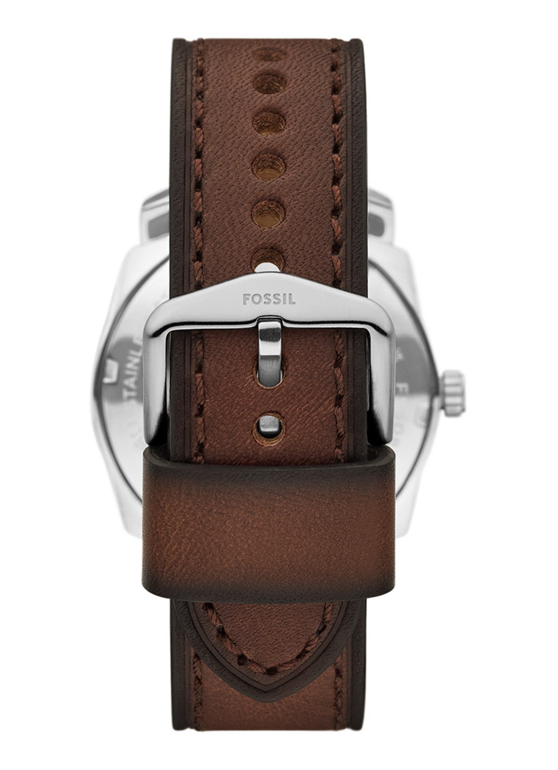 Fossil Machine horloge FS6085 - detail 2 zilver
