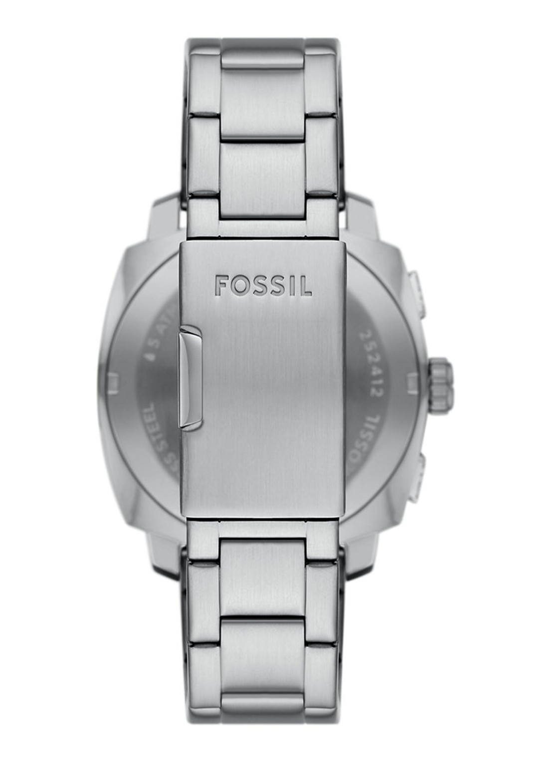 Fossil Machine horloge FS6096 - detail 2 zilver