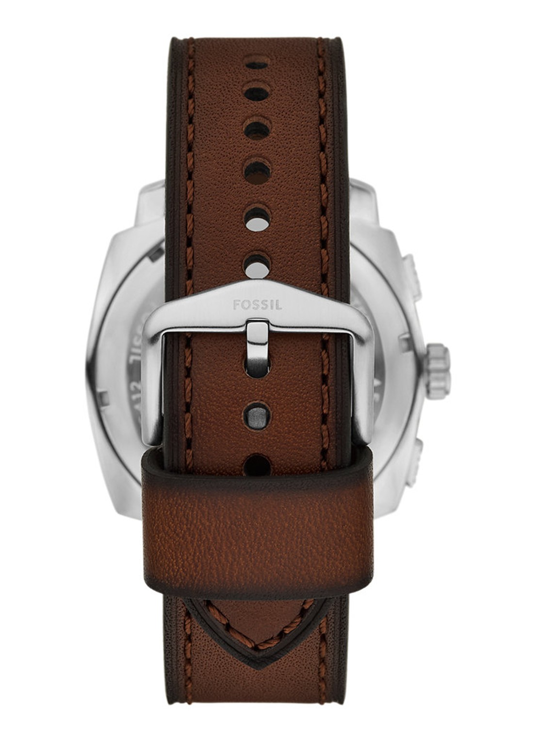 Fossil Machine horloge FS6100 - detail 2 zilver