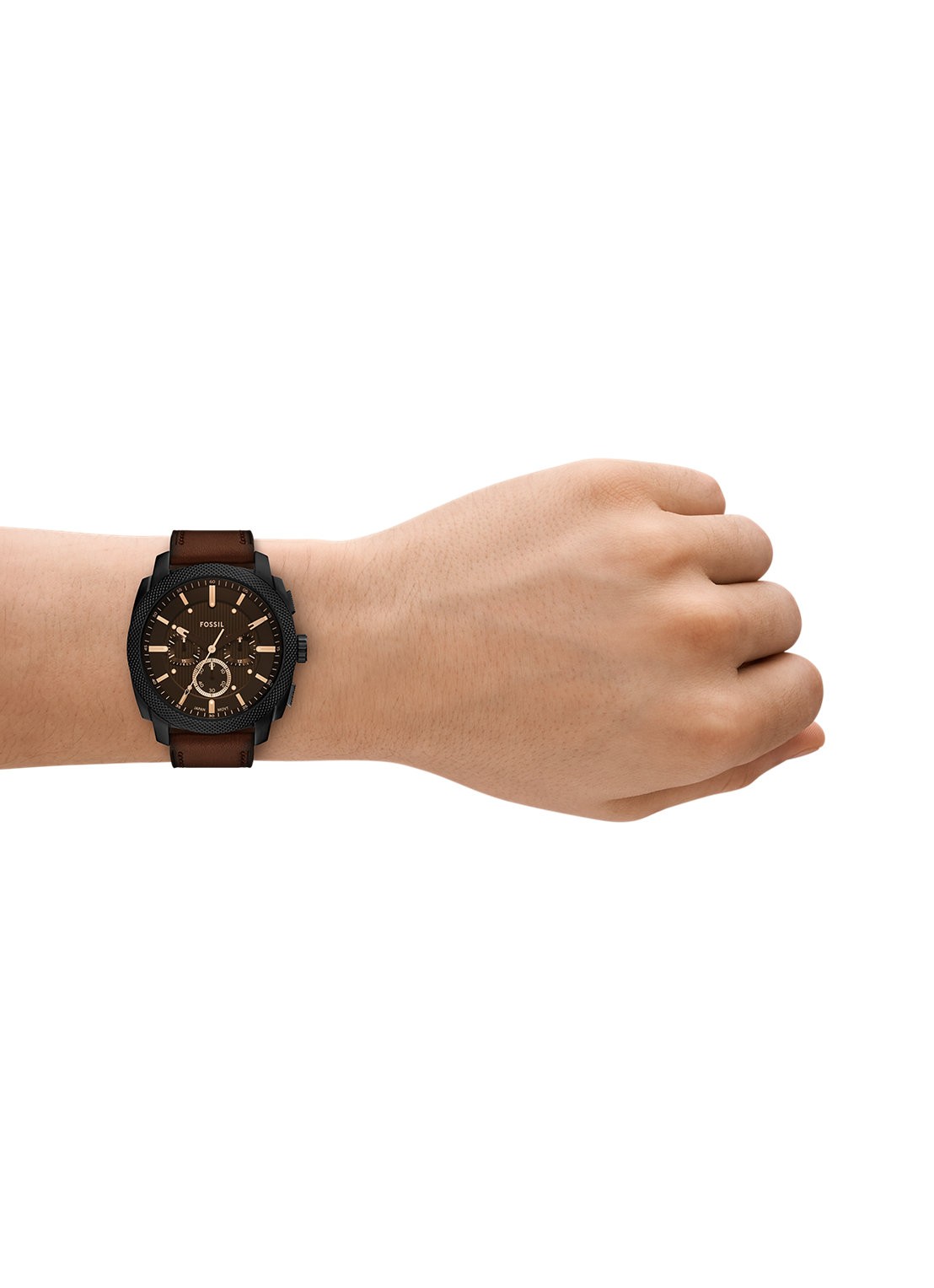 Fossil Machine horloge FS6101 - detail 5 zwart
