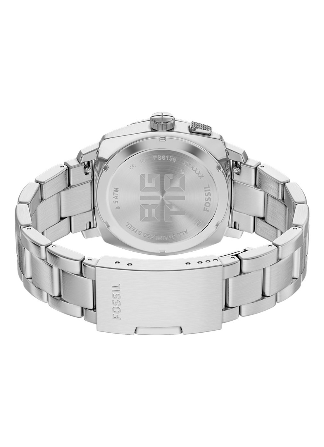 Fossil Machine horloge FS6155 - detail 5 zilver