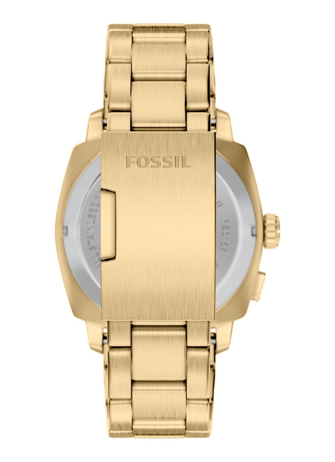 Fossil Machine horloge FS6157 - detail 2 goud