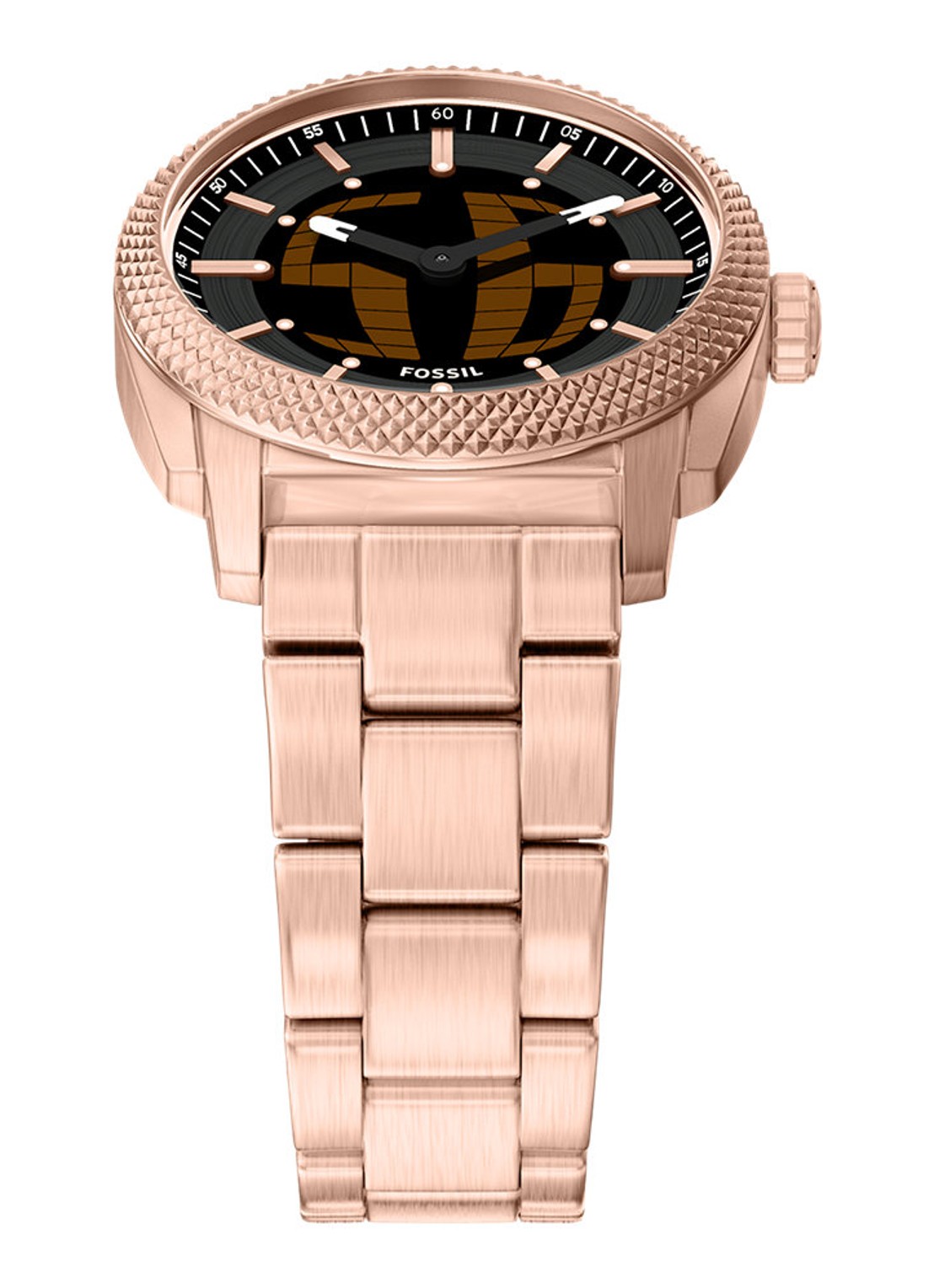 Fossil Machine horloge FS6158 - detail 4 roségoud