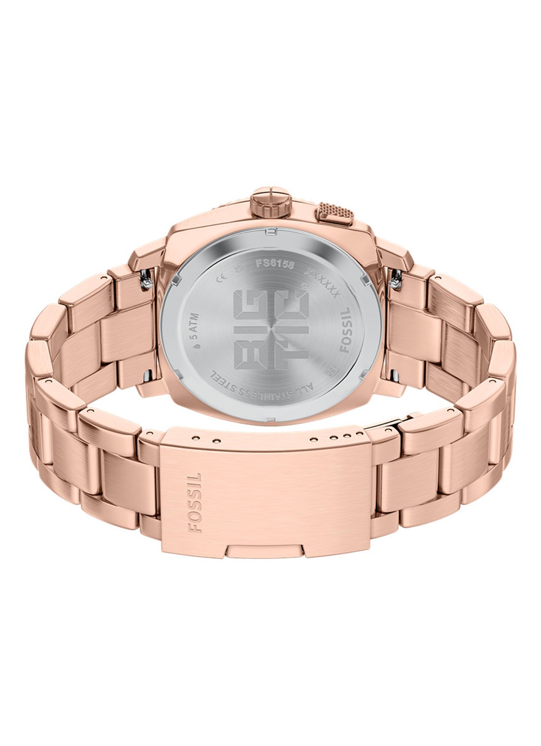 Fossil Machine horloge FS6158 - detail 5 roségoud