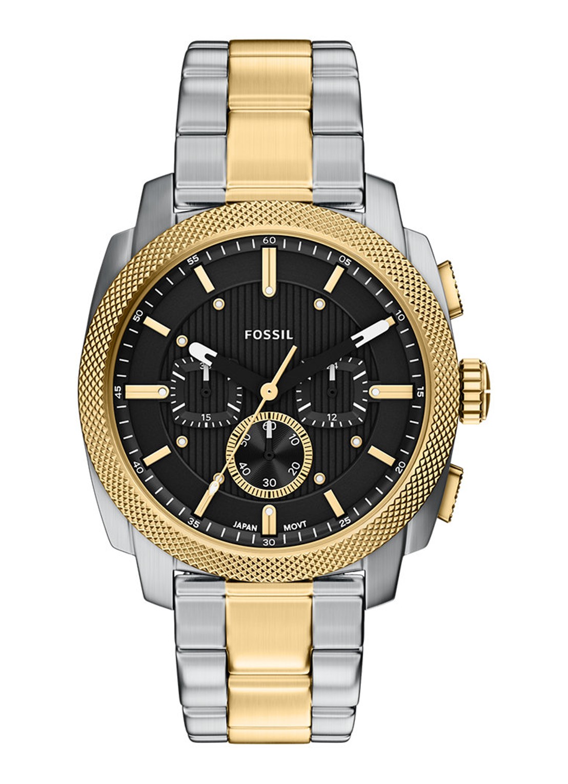 Fossil Machine horloge FS6159 - voorkant zilver
