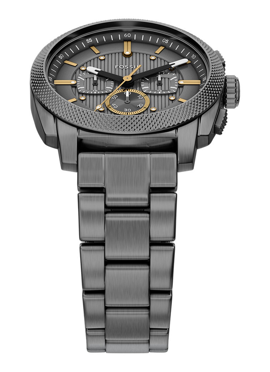Fossil Machine horloge FS6160 - detail 4 antraciet