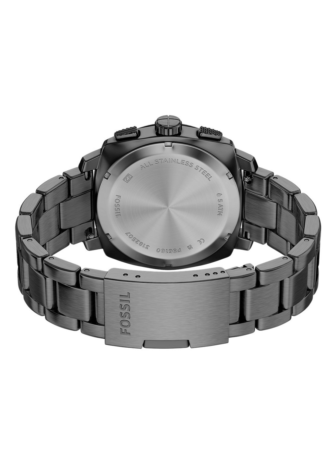 Fossil Machine horloge FS6160 - detail 5 antraciet