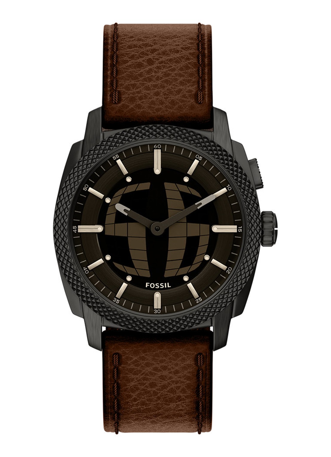 Fossil Machine horloge FS6165 - Limited Edition - voorkant 6 antraciet