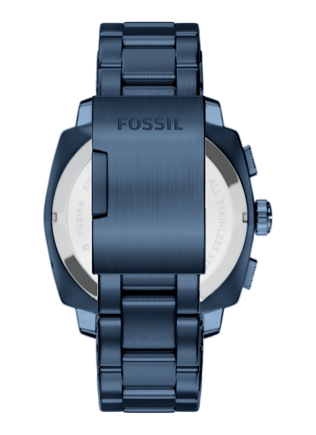 Fossil Machine horloge FS6167 - detail 2 blauw