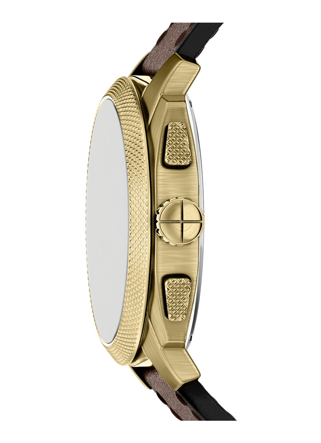 Fossil Machine horloge FS6188 - detail 3 goud