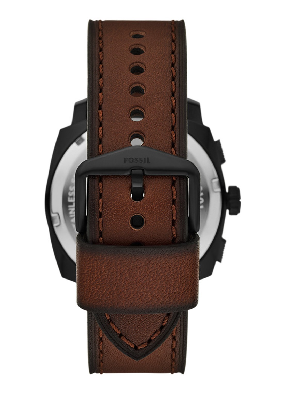 Fossil Machine horloge met armband in set van 2FS6102SET - detail 2 zwart