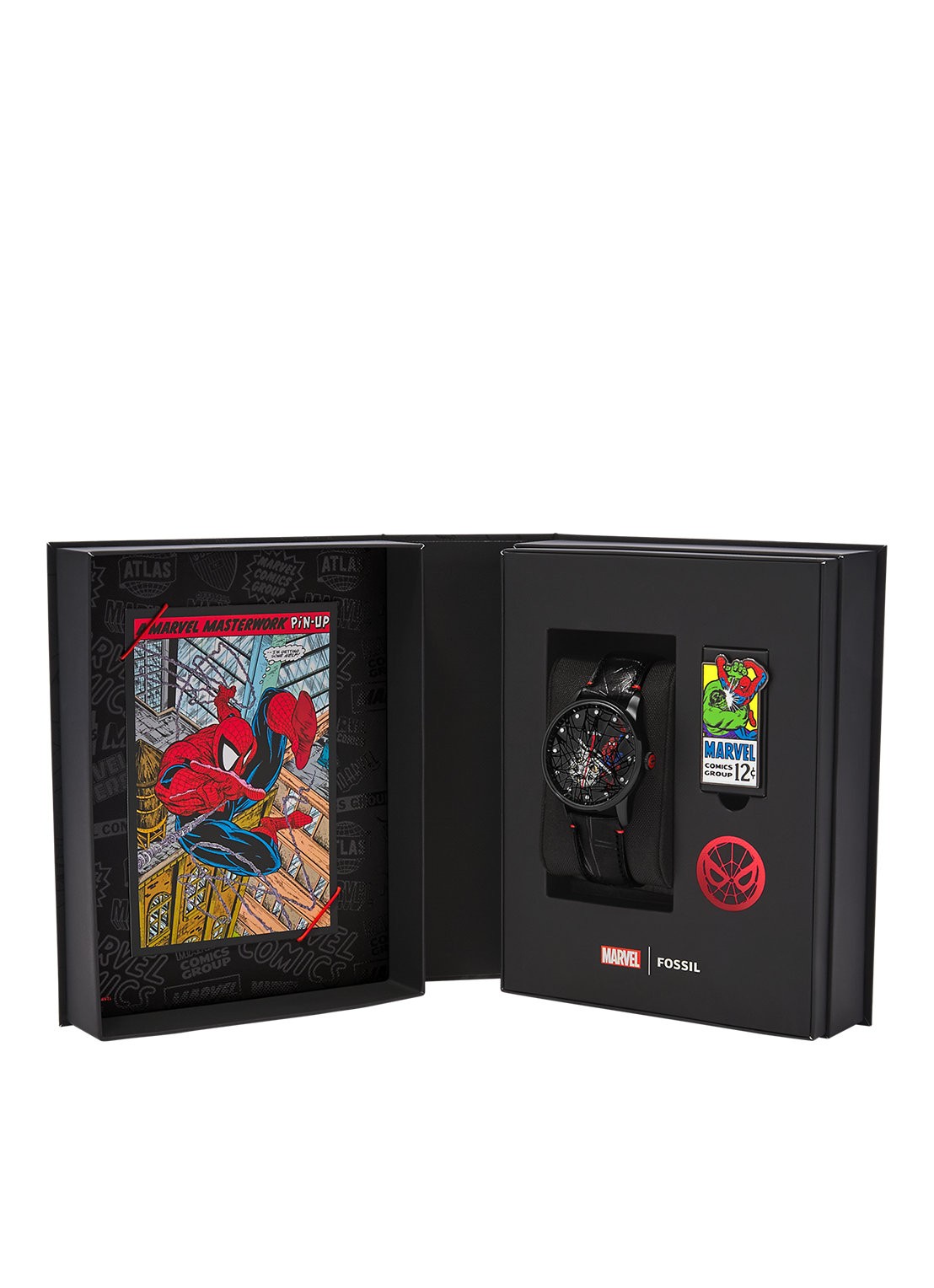 Fossil Marvel Horloge LE1247SET - detail 4 zwart
