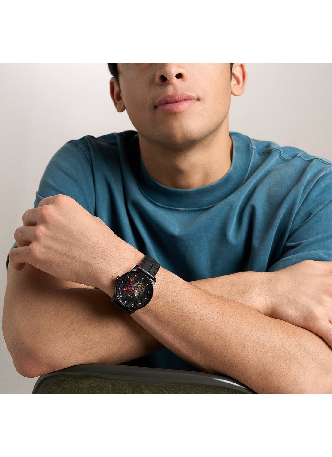 Fossil Marvel Horloge LE1247SET - detail 6 zwart