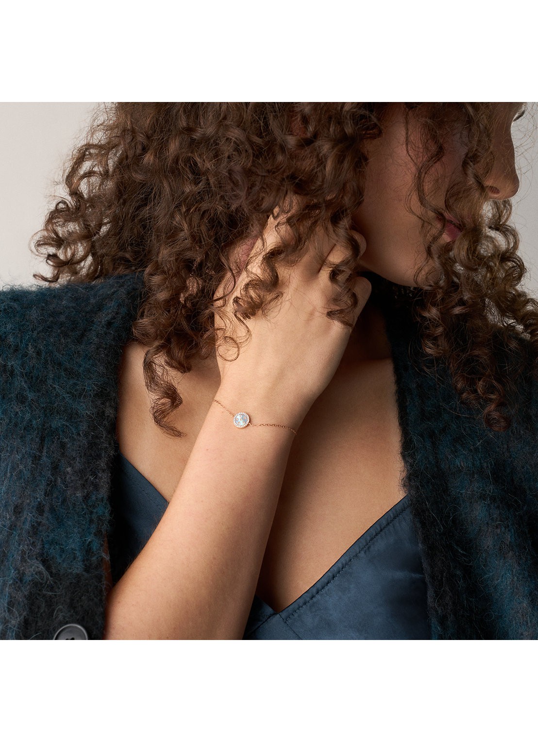 Fossil Merrit armband JF04937791 - detail 4 roségoud