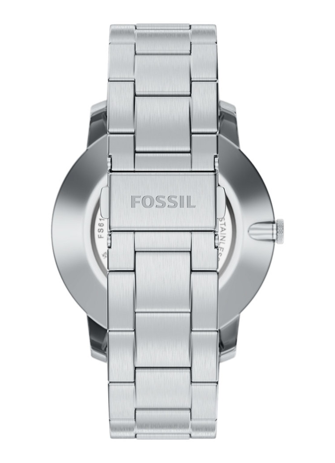 Fossil Minimalist horloge FS6180 - detail zilver