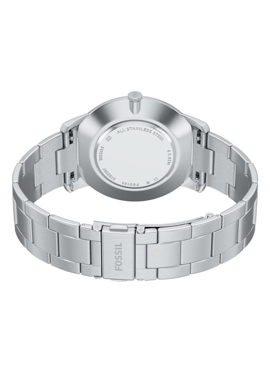 Fossil Minimalist horloge FS6180 - detail 3 zilver