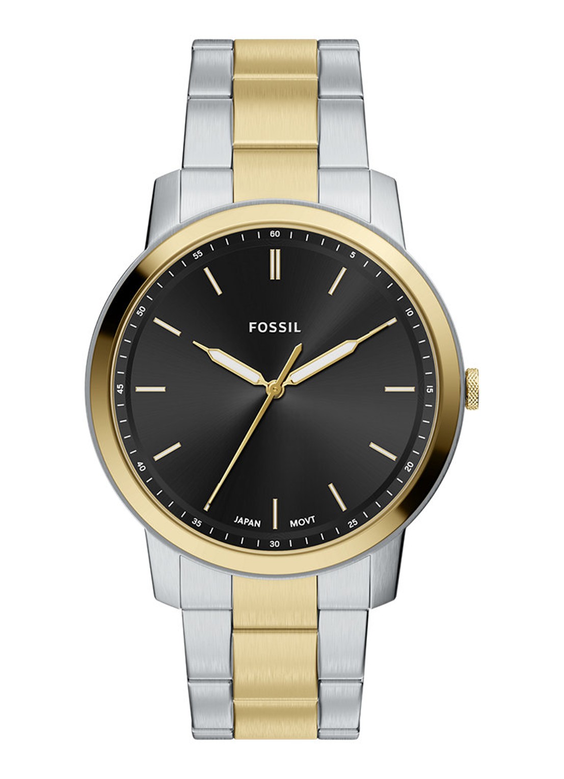 Fossil Minimalist horloge FS6182 - voorkant zilver
