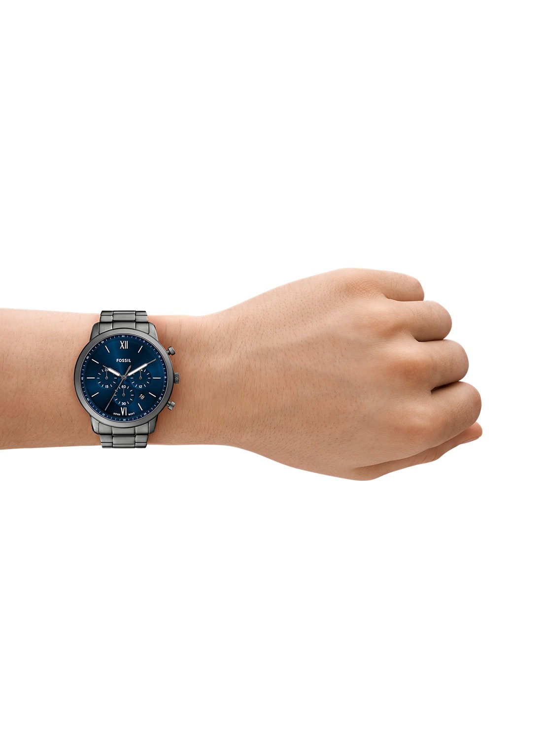 Fossil Neutra horloge FS6111 - detail 5 zilver