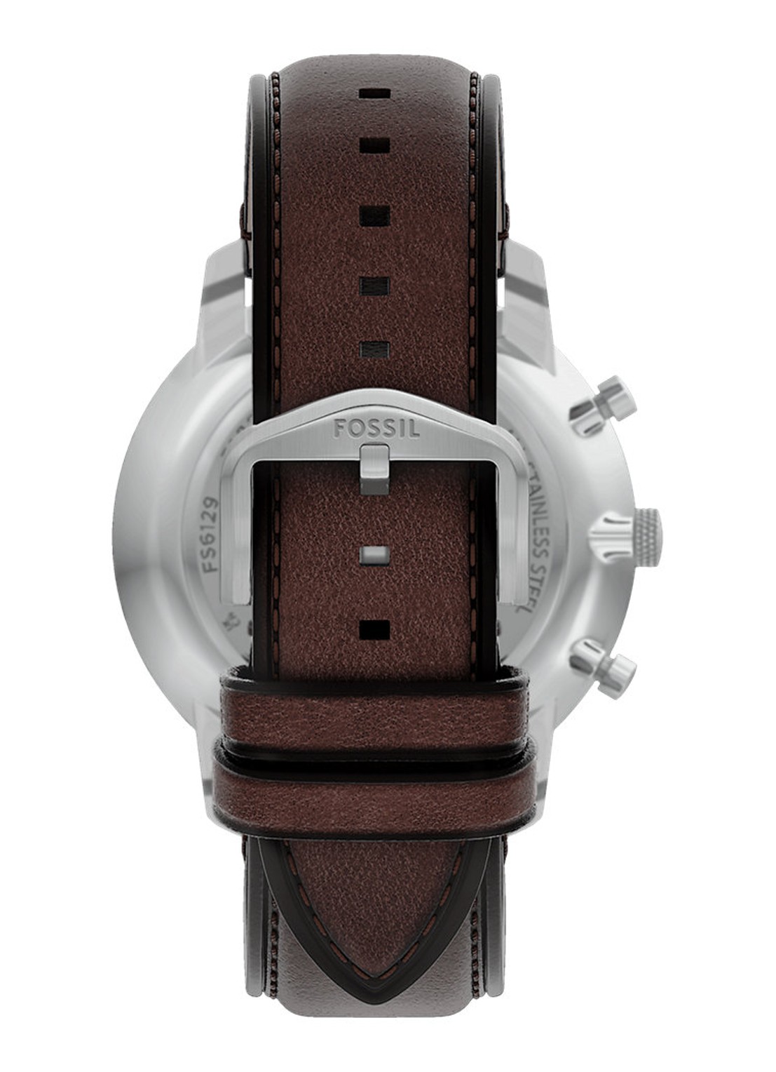 Fossil Neutra horloge FS6129 - detail zilver