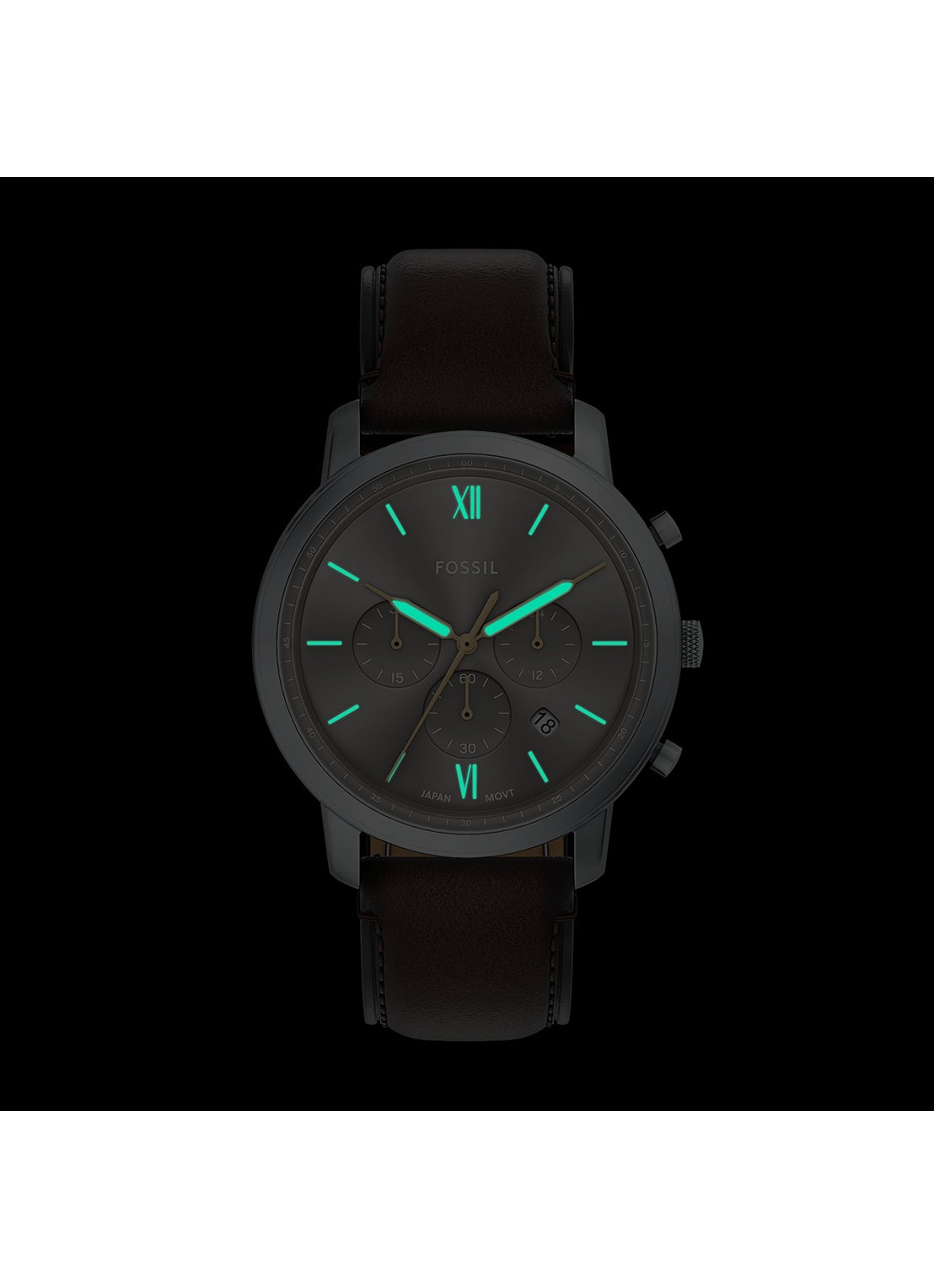 Fossil Neutra horloge FS6129 - detail 5 zilver