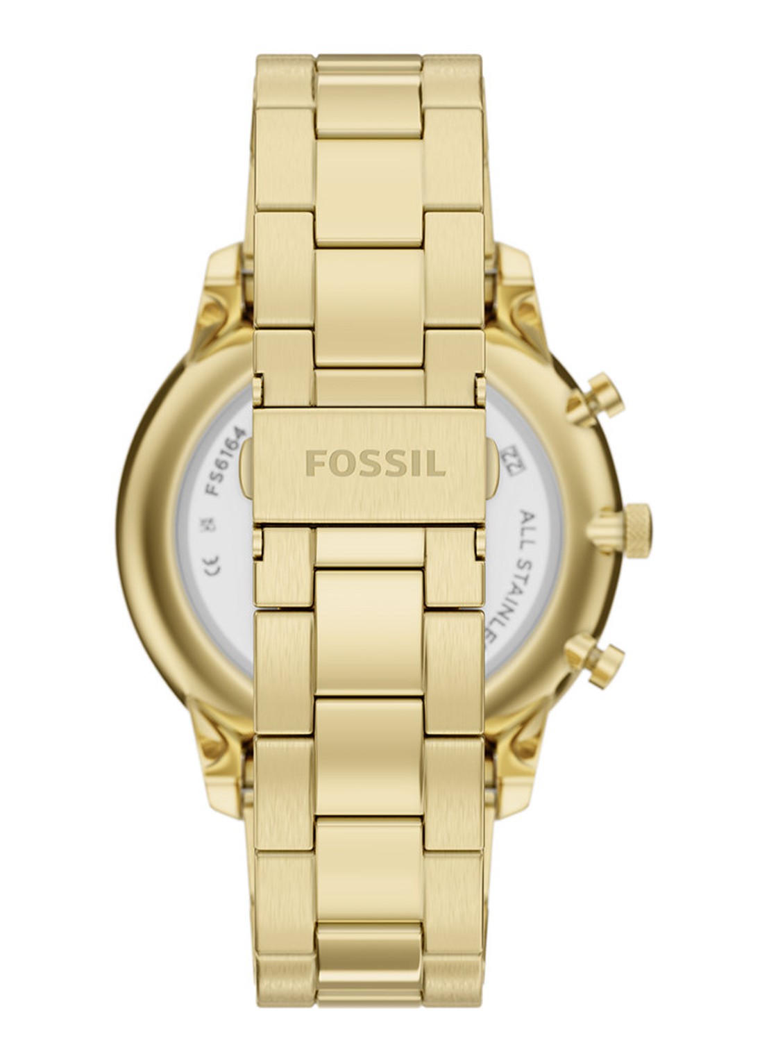 Fossil Neutra horloge FS6164 - detail 2 goud