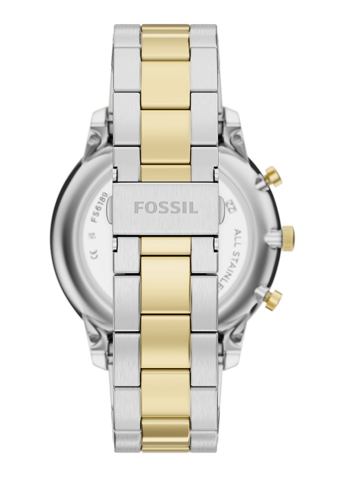 Fossil Neutra horloge FS6189 - detail 2 zilver