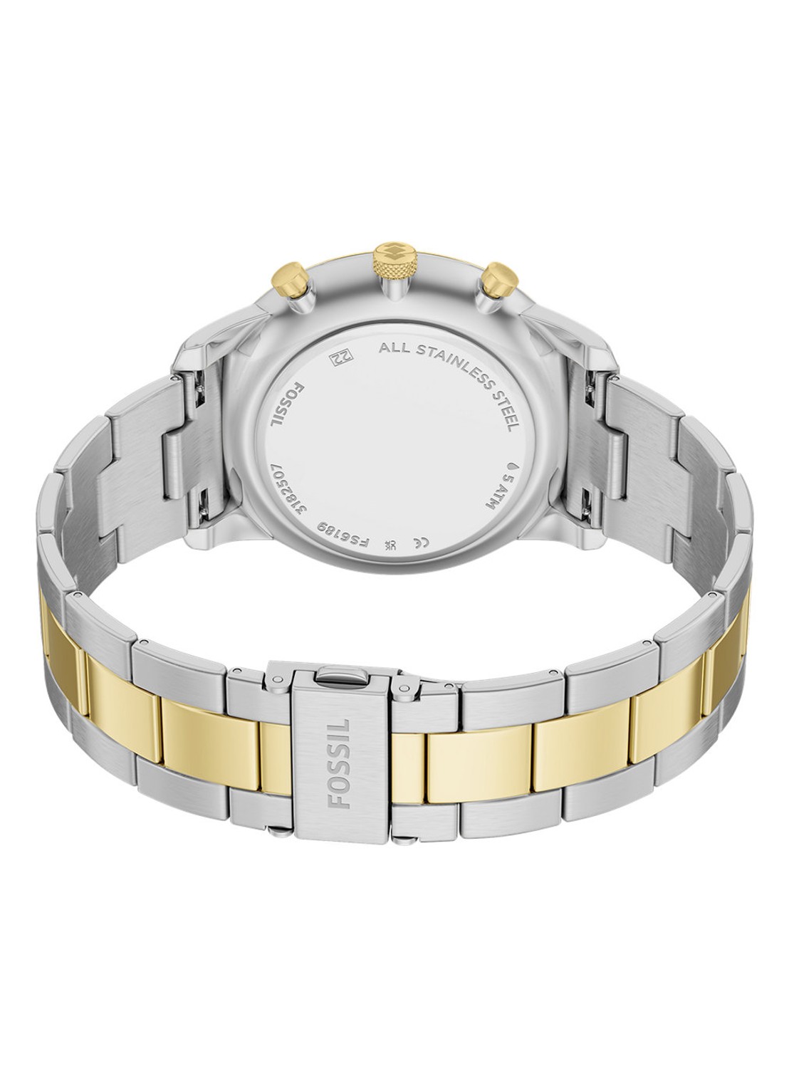 Fossil Neutra horloge FS6189 - detail 4 zilver