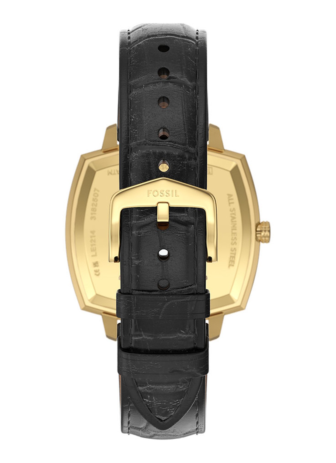 Fossil Nick Jonas x Machine Luxe horloge LE1214 - Limited Edition - detail goud