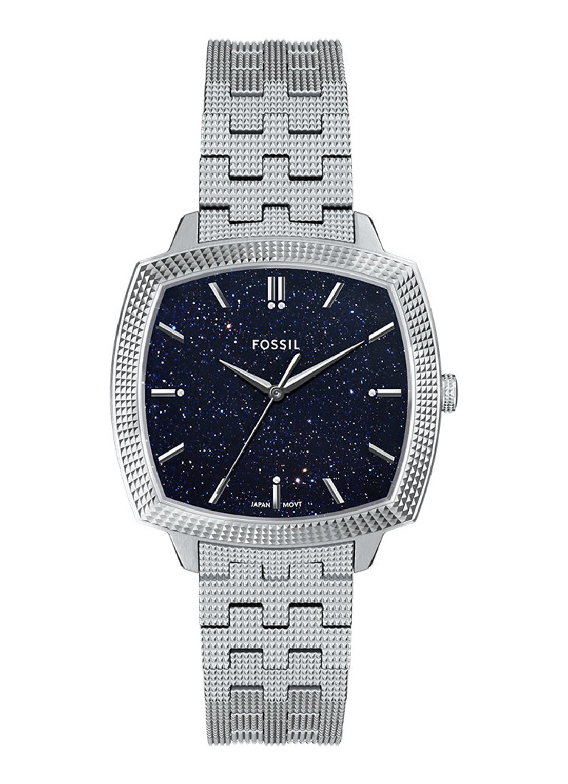 Fossil Nick Jonas x Machine Luxe horloge LE1216 - Limited Edition - voorkant zilver
