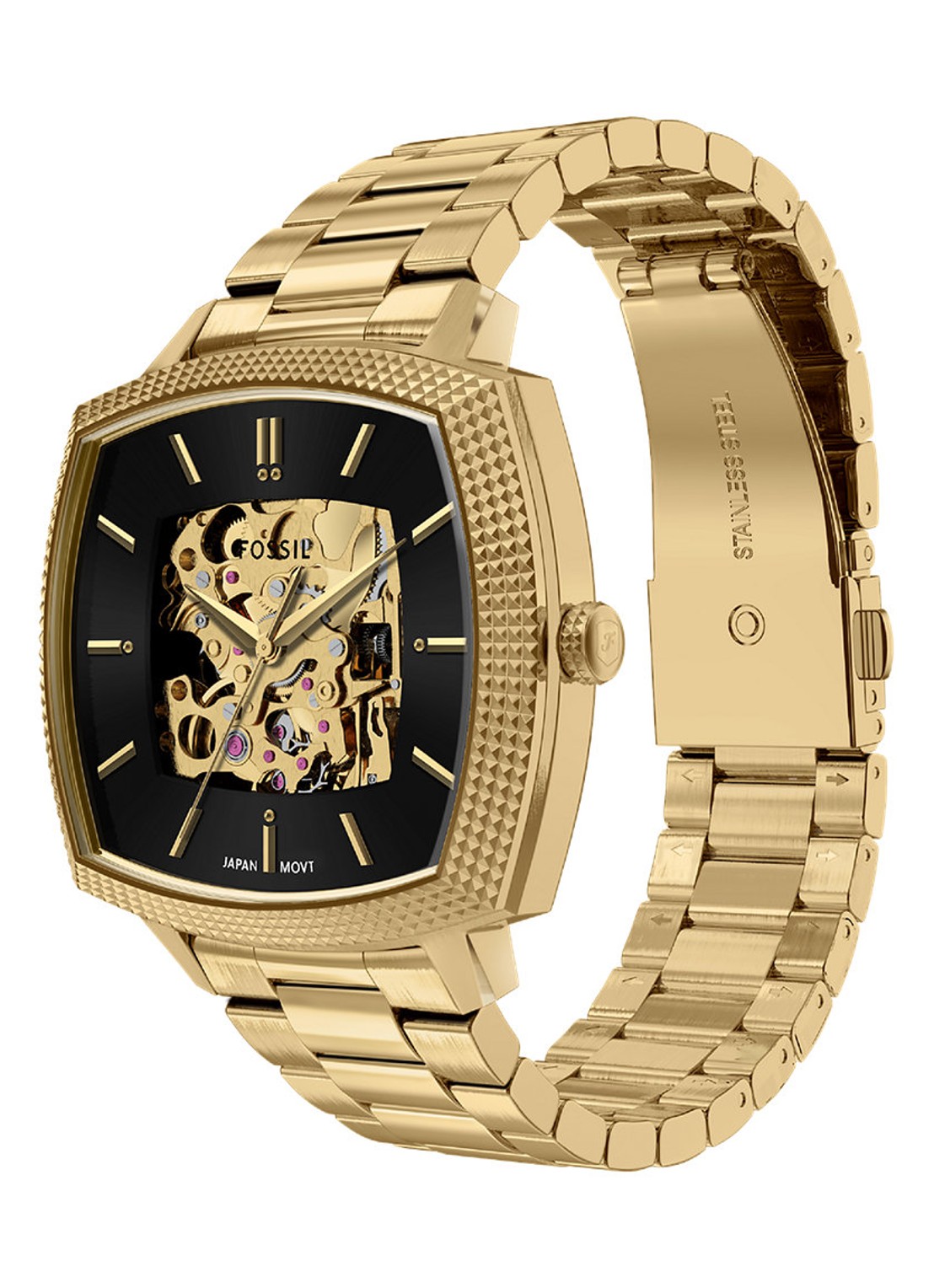 Fossil Nick Jonas x Machine Luxe horloge LE1218 - Limited Edition - detail 4 goud