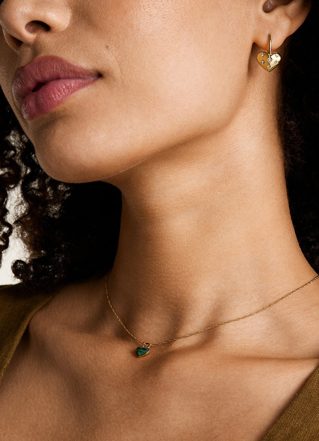 Fossil Oorhangers JF04833710 - detail 4 goud