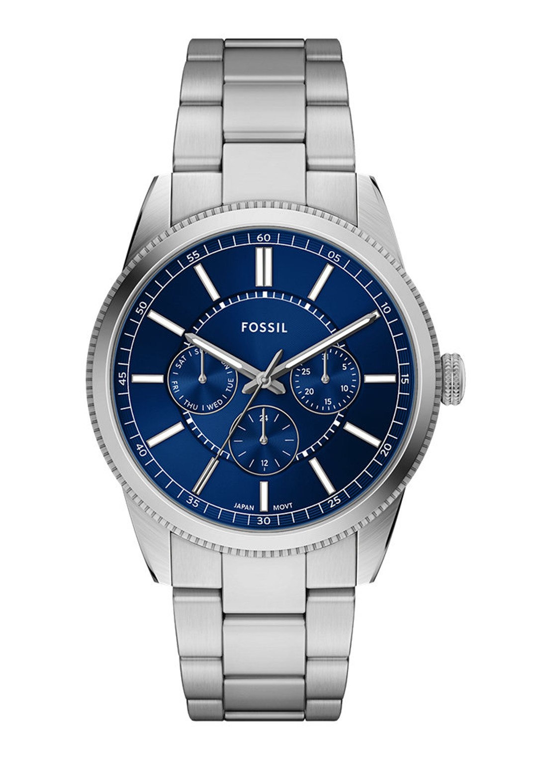 Fossil Pearson horloge FS6134 - voorkant 6 zilver