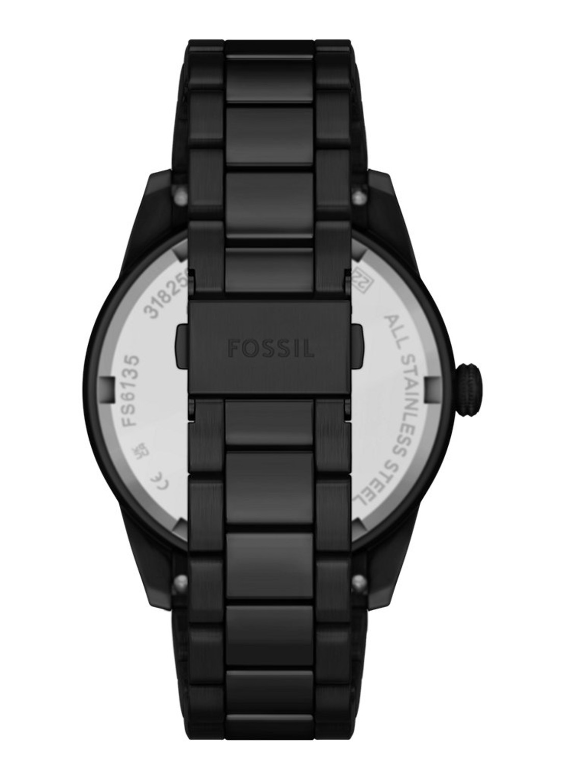 Fossil Pearson horloge FS6135 - detail 2 zwart