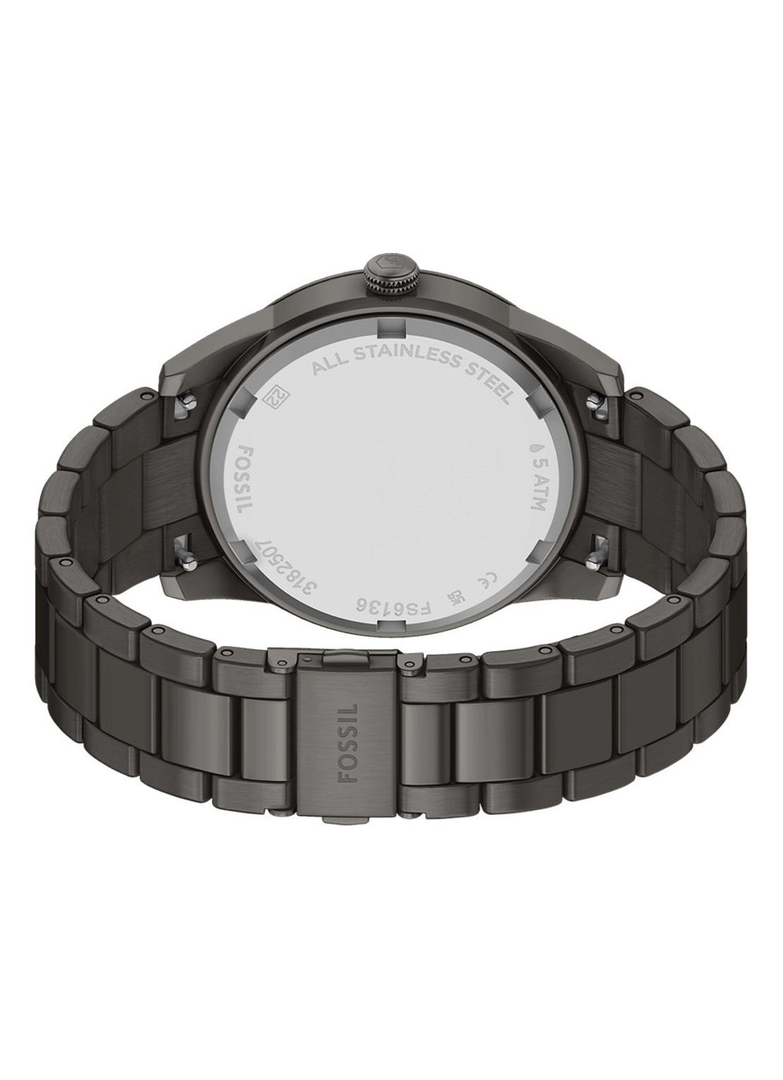 Fossil Pearson horloge FS6136 - detail 5 antraciet