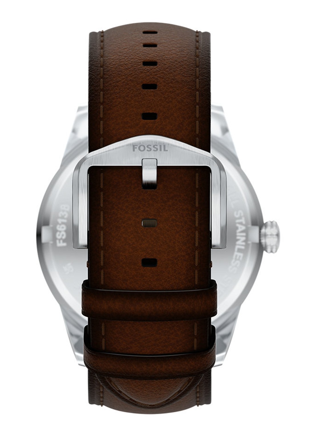 Fossil Pearson horloge FS6137 - detail zilver