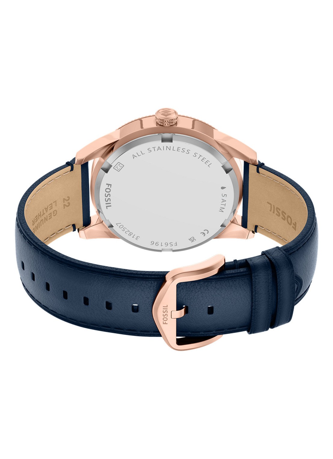 Fossil Pearson horloge FS6196 - detail 3 roségoud