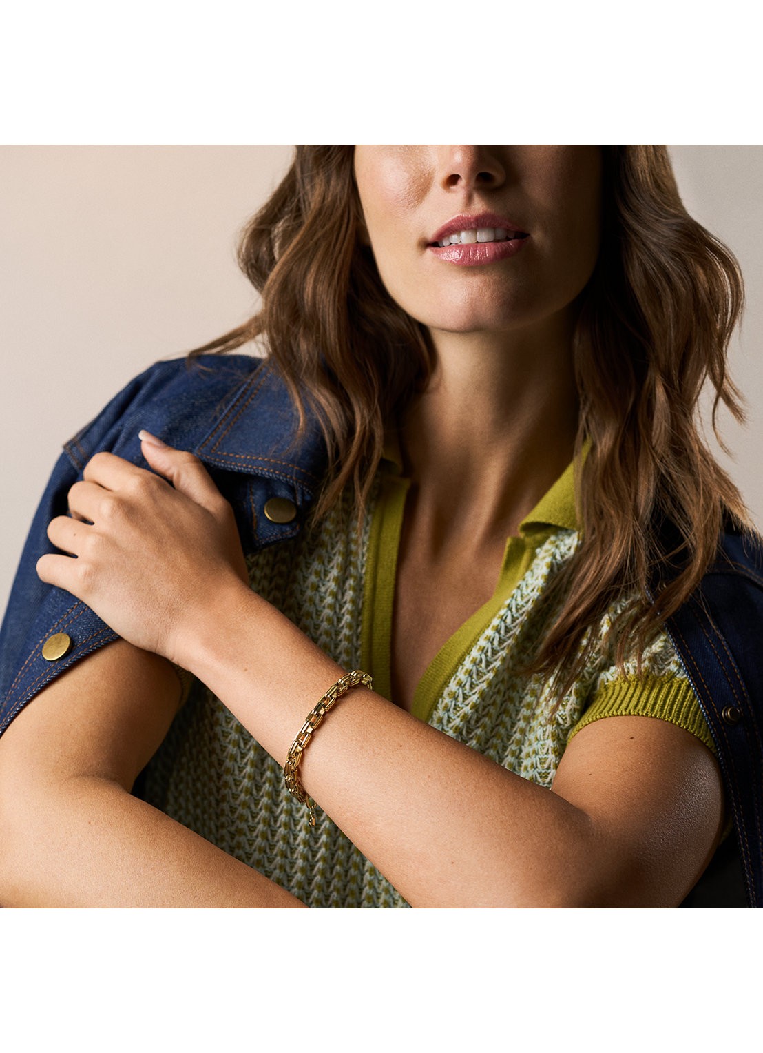 Fossil Raquel armband JF04955710 - detail 4 goud