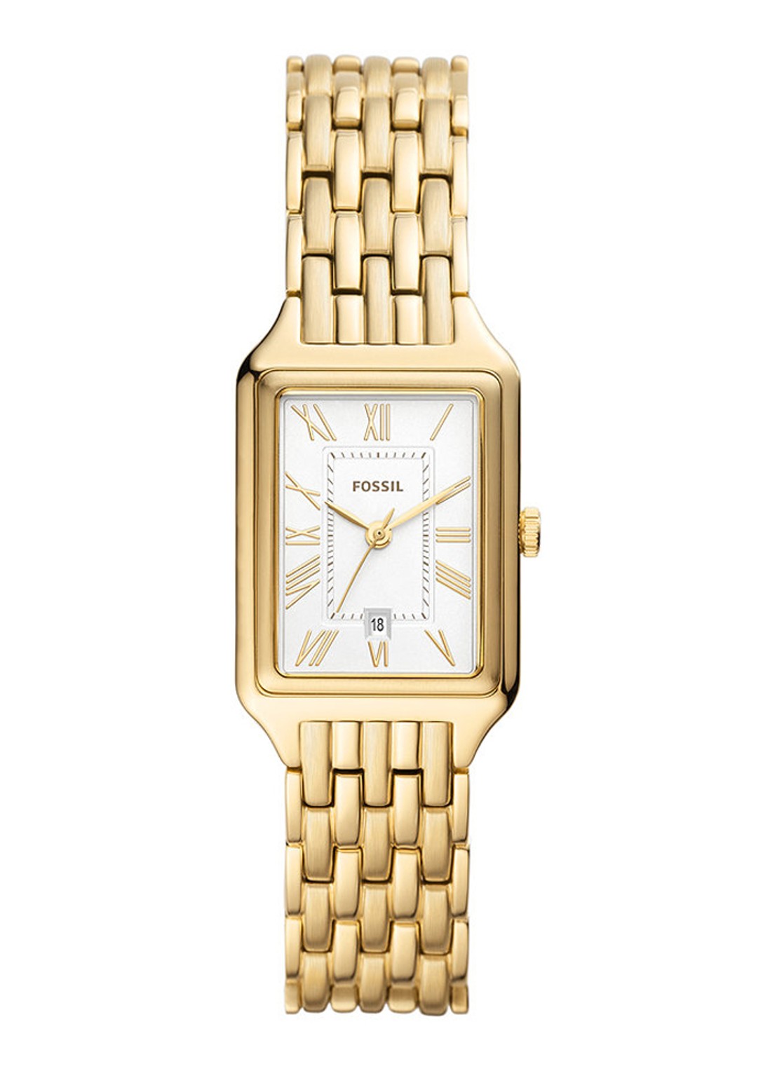 Fossil Raquel horloge ES5220 - voorkant goud