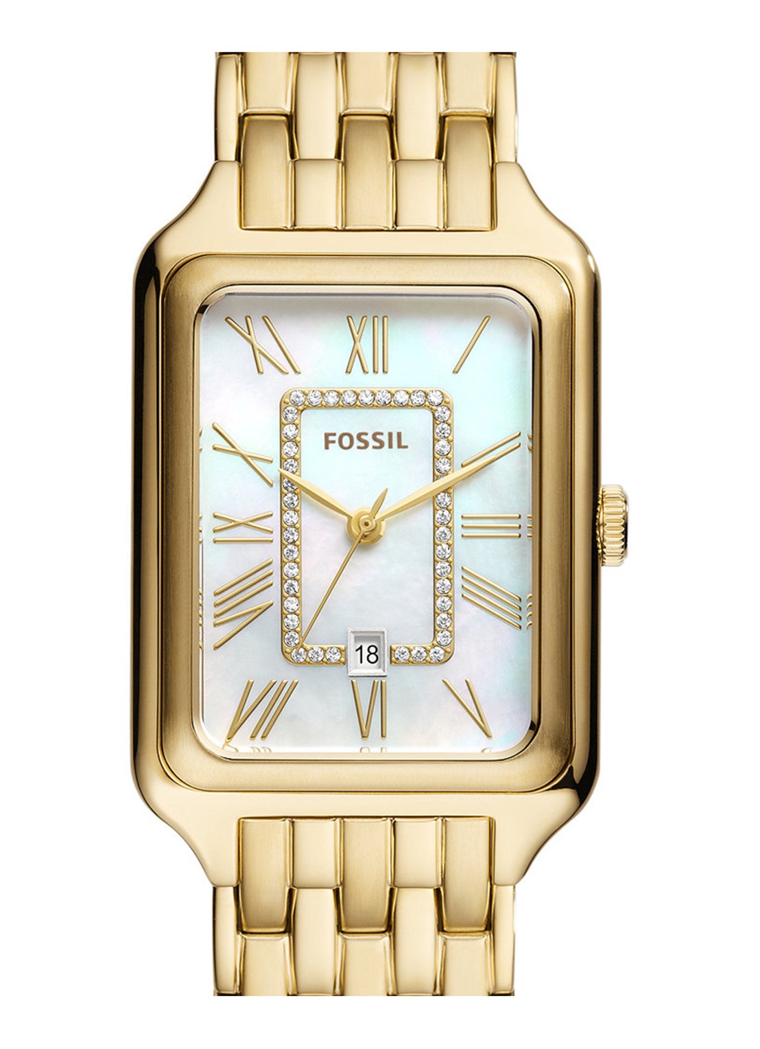 Fossil Raquel horloge ES5304 - detail 4 goud