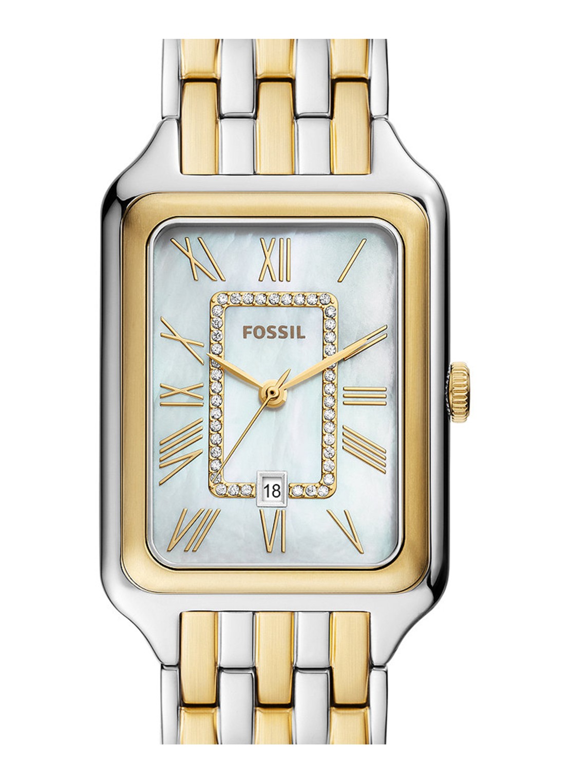 Fossil Raquel horloge ES5305 - detail 4 zilver