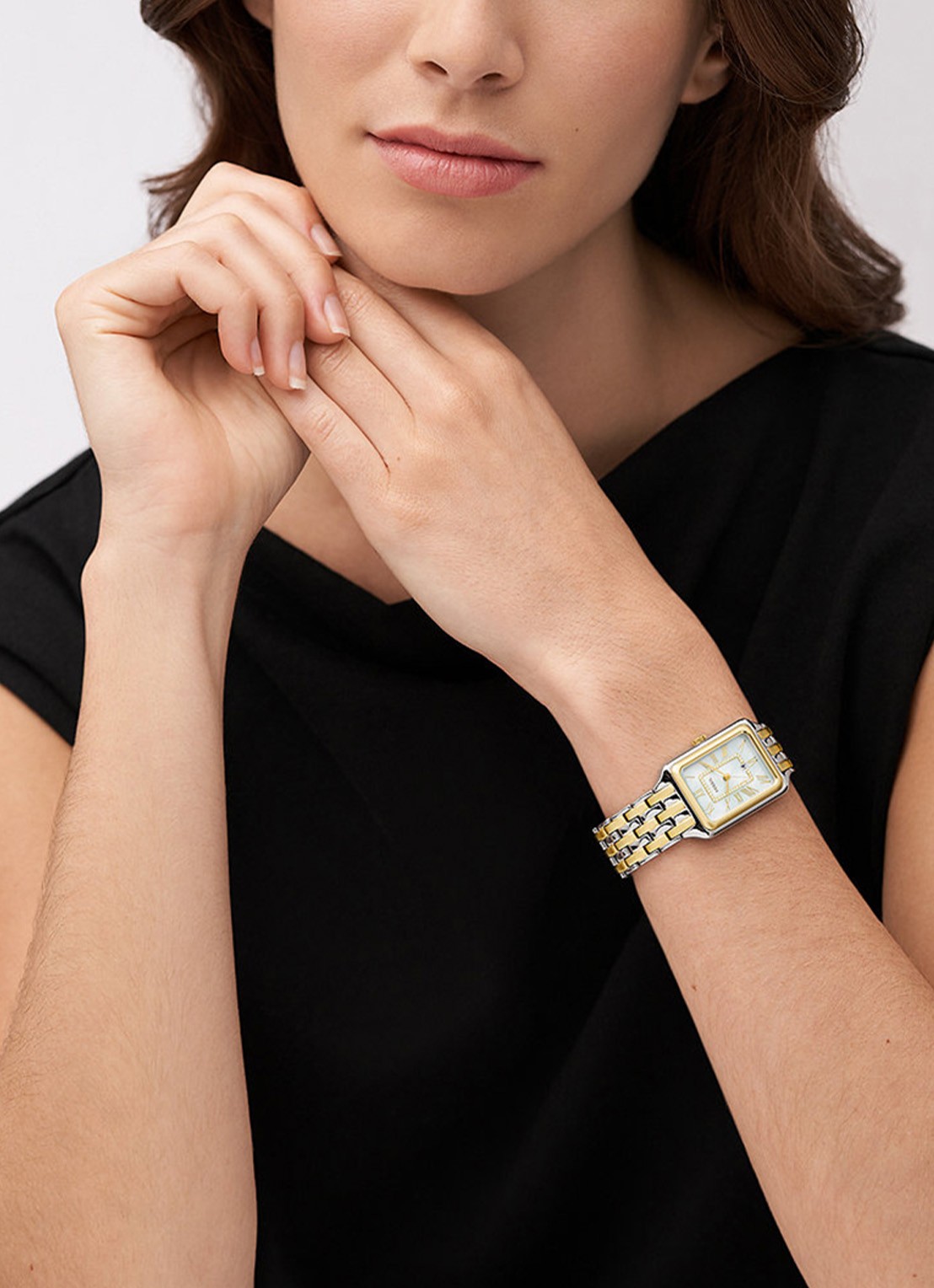 Fossil Raquel horloge ES5305 - voorkant 6 zilver