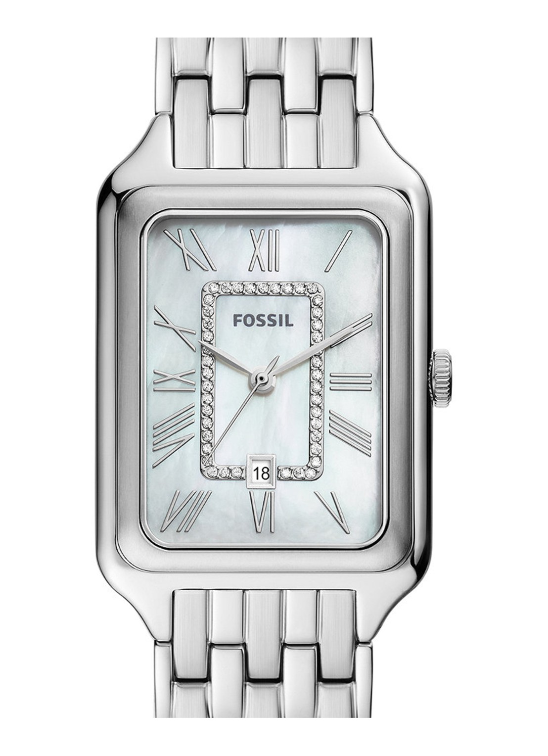 Fossil Raquel Horloge ES5306 - detail 4 zilver