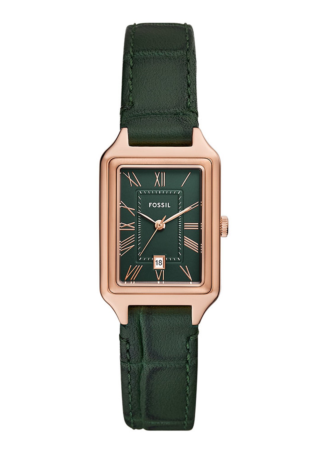 Fossil Raquel horloge ES5366 - voorkant roségoud