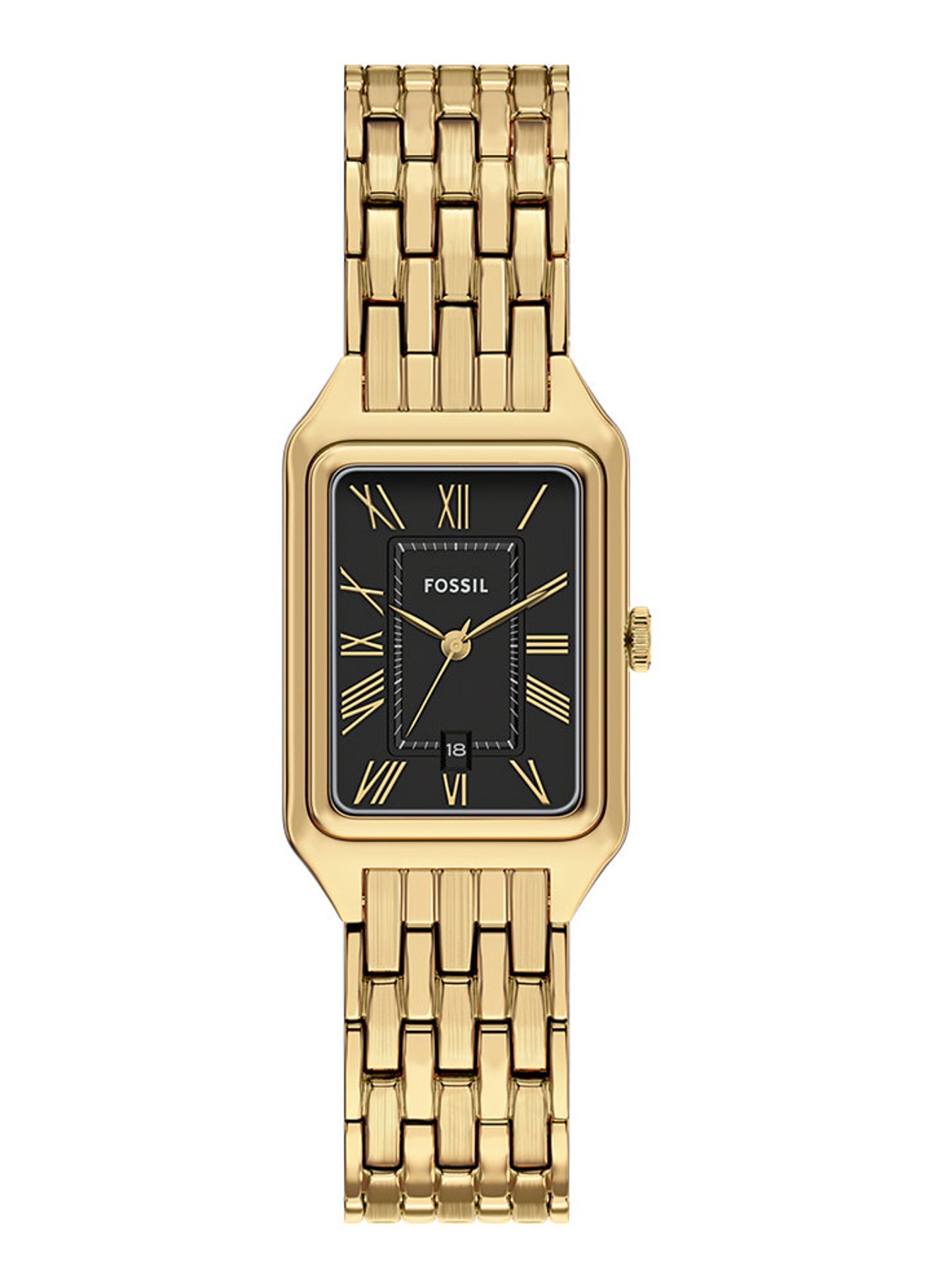 Fossil Raquel horloge ES5434 - voorkant goud