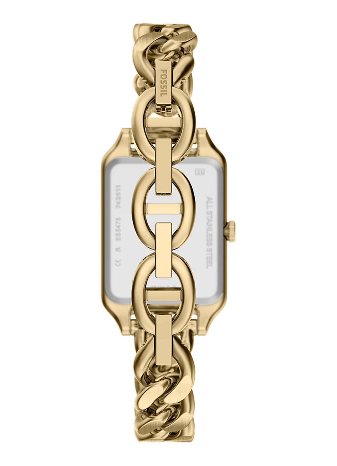 Fossil Raquel horloge ES5478 - detail goud